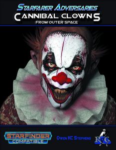 Starfarer Adversaries: Cannibal Clowns from Outer Space (SFRPG)